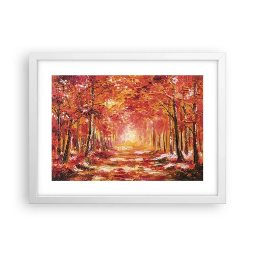 Poszter fekete keretben - Rézerdő - 40x30 cm