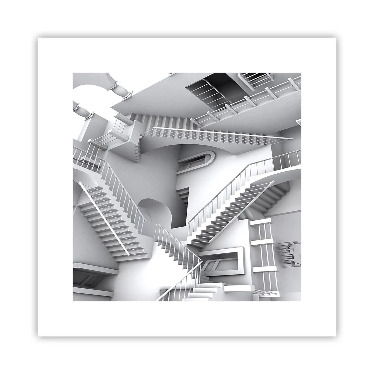 Poszter - A tér paradoxonjai - 30x30 cm