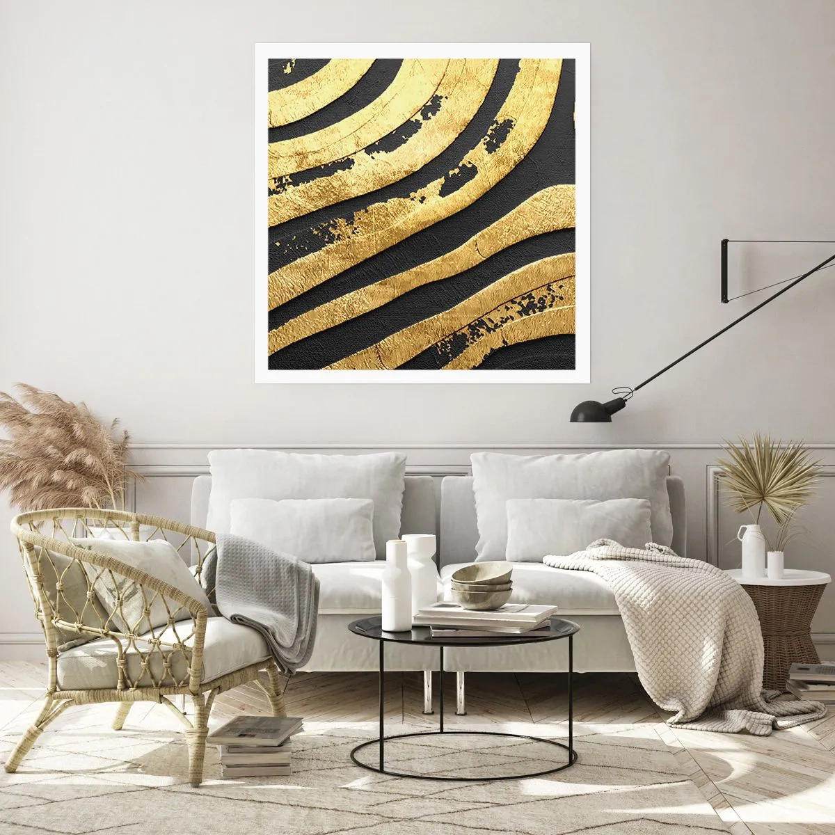 Poszter - Minden folyik - 60x60 cm