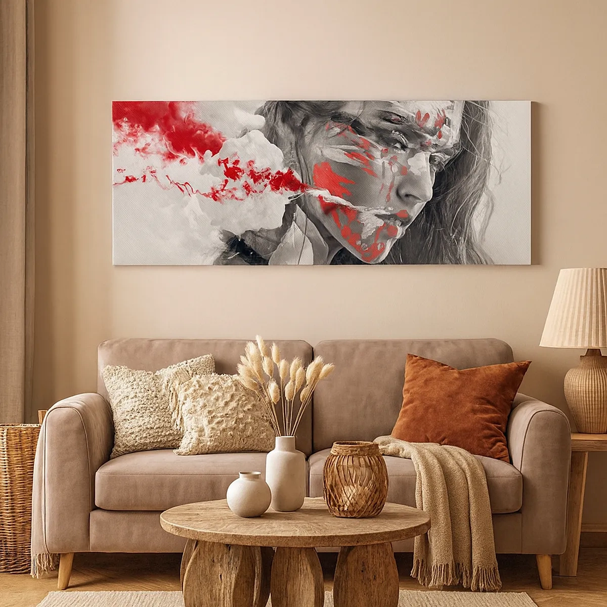 Vászonkép - Az abszurditás füstjében - 30x30 cm