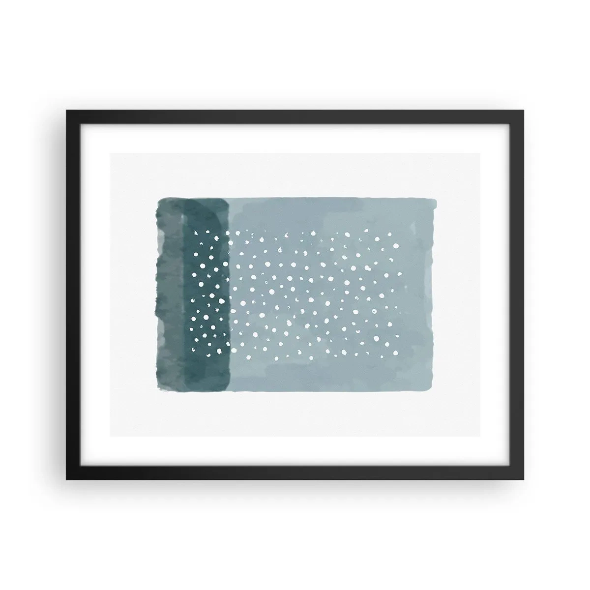 Poszter fehér keretben - Kéken nőtt - 50x40 cm