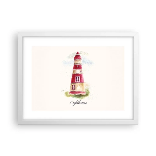 Poszter fekete keretben - Körbe mindíg időjárás - 40x30 cm