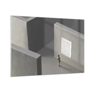 Üveg kép - De én hol vagyok? - 100x70 cm