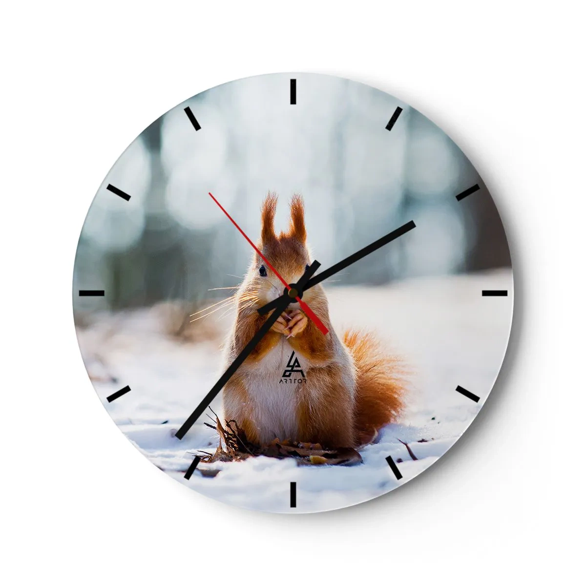 Falióra, Óra - Mit nézel? - 40x40 cm