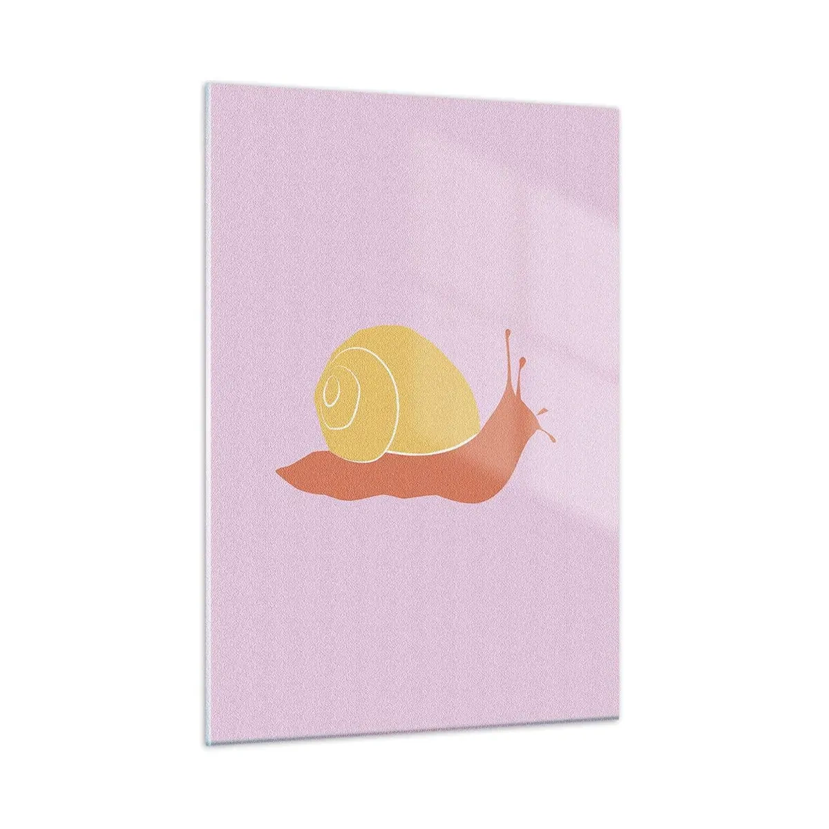 Üveg kép - Nem kell sietni - 50x70 cm