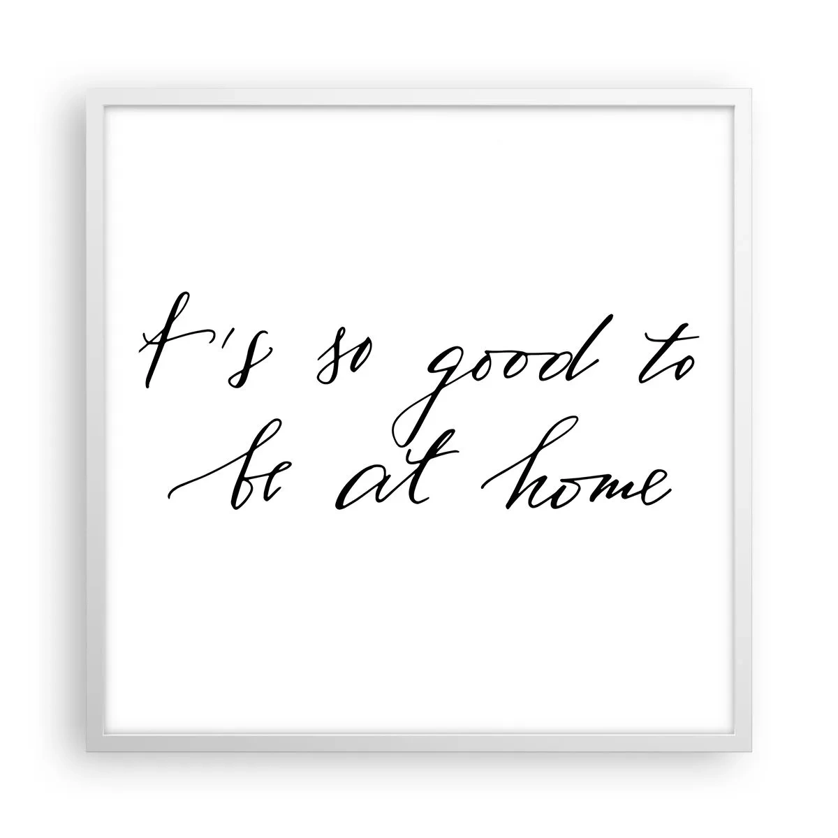 Poszter fekete keretben - Teljes igazság - 60x60 cm