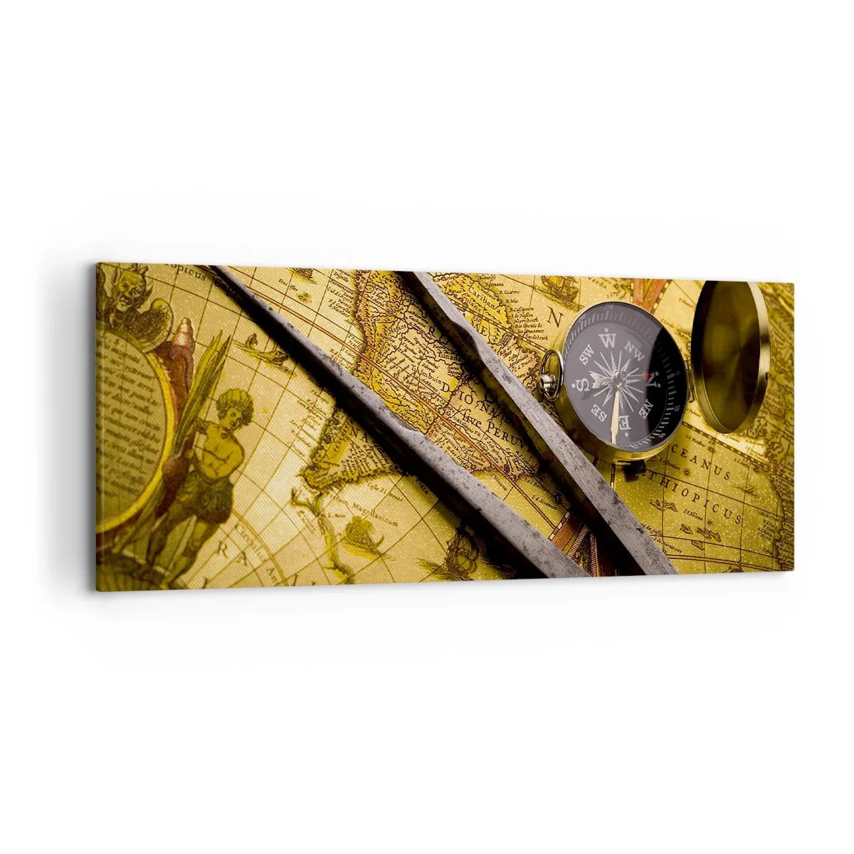 Vászonkép - Hol vannak ezek a kincsek? - 120x50 cm