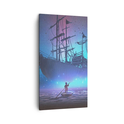 Vászonkép - Találkozás a tenger mítoszával - 45x80 cm