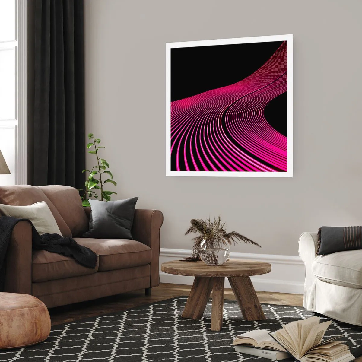 Poszter - A fény sugárútján - 60x60 cm