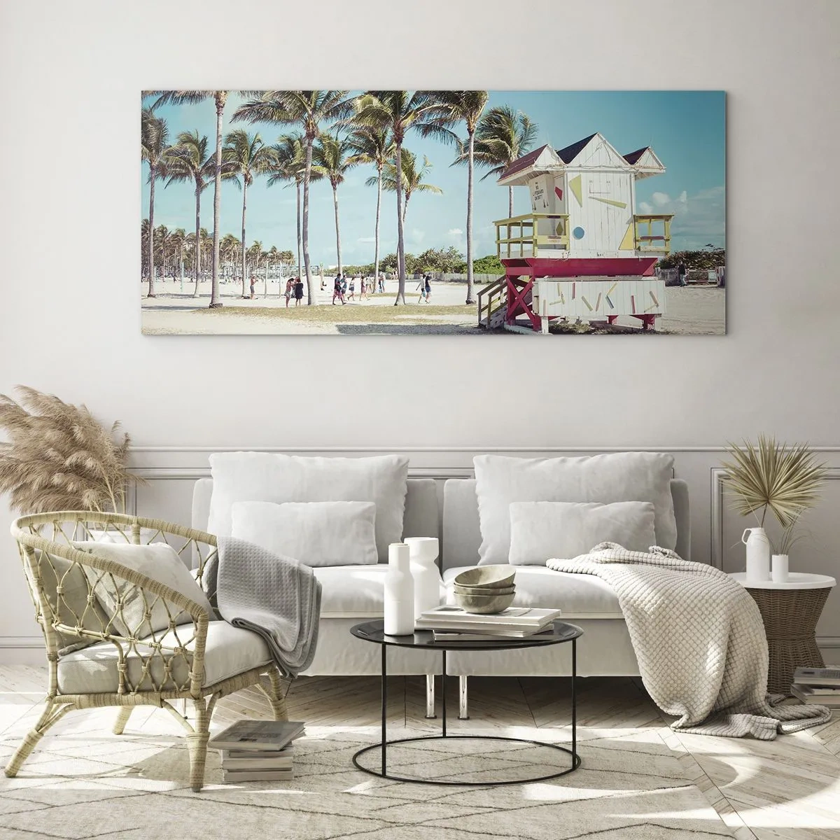 Üveg kép - Gyönyörű nap vár rád - 100x40 cm