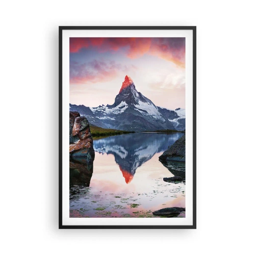 Poszter fehér keretben - A hegyek szíve forró - 61x91 cm