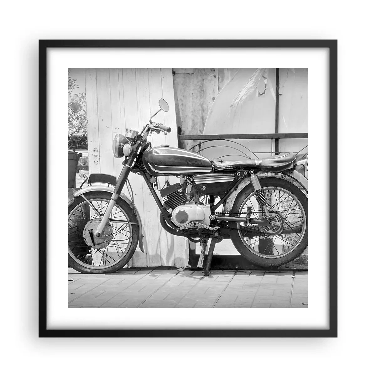 Poszter fehér keretben - Klasszikus mindenek felett - 50x50 cm