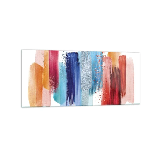 Üveg kép - Fel és le - 120x50 cm