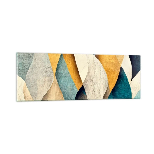 Üveg kép - Ritmus és hullámzás - 90x30 cm