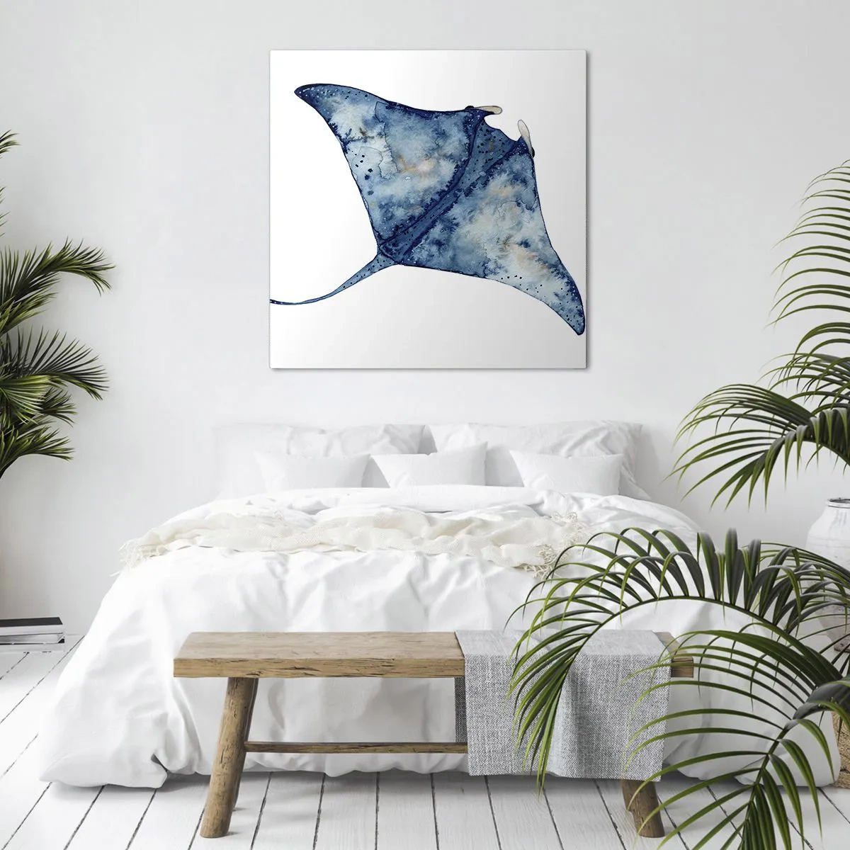 Vászonkép - Élet kékben - 60x60 cm