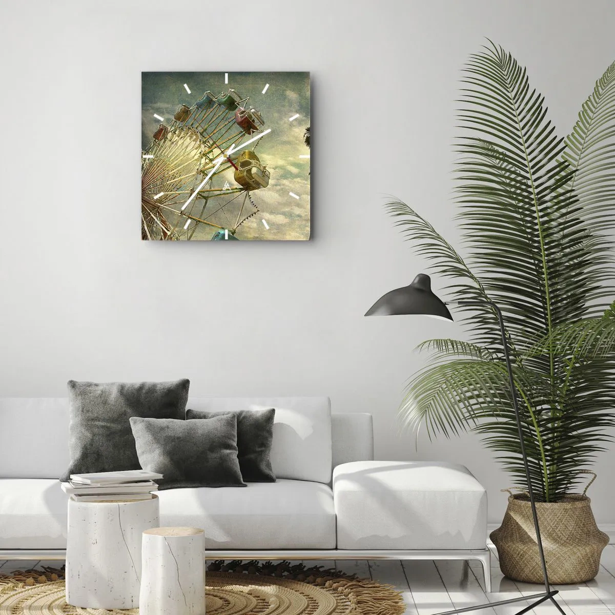 Falióra, Óra - Lesz, lesz mulatság.... - 40x40 cm