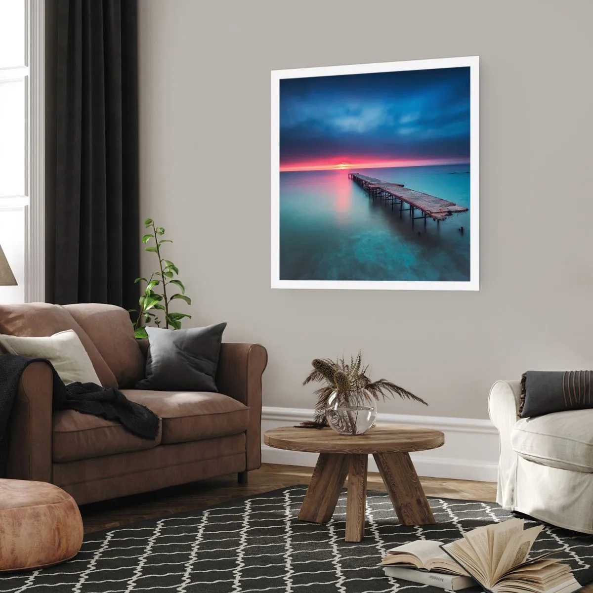 Poszter - Ég és föld között - 60x60 cm