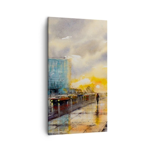 Vászonkép - Élet a parton - 45x80 cm