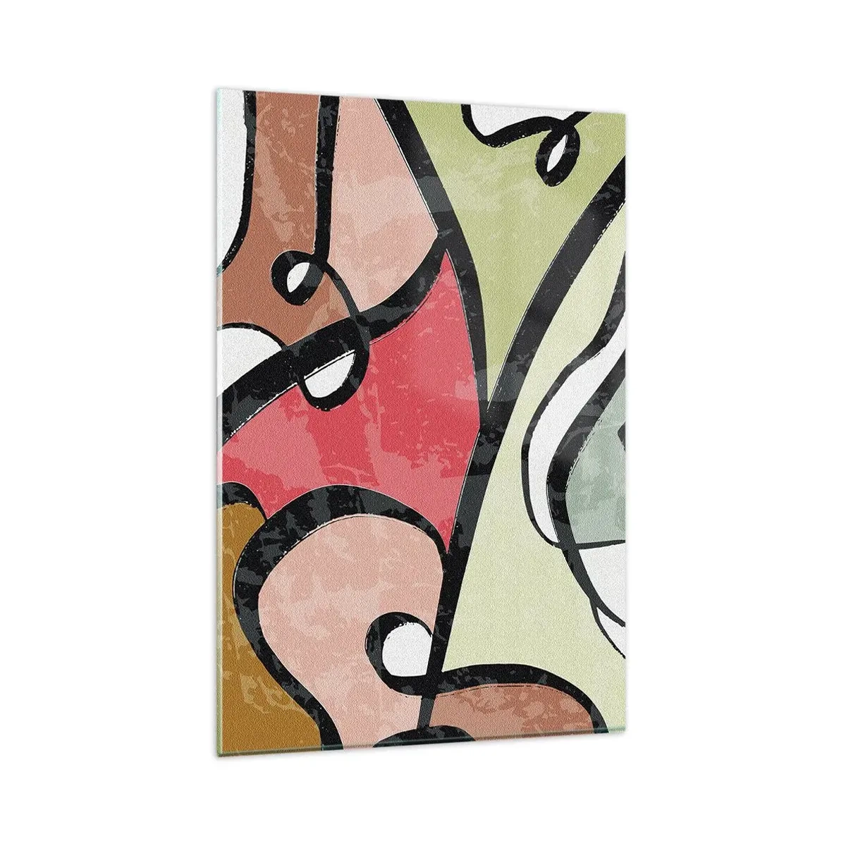 Üveg kép - Pirouettek a színek között - 80x120 cm