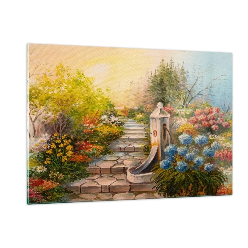 Üveg kép - Teljes virágzásban - 120x80 cm