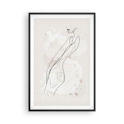 Poszter fehér keretben - Eltévedni nézésben - 61x91 cm