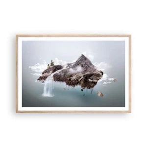 Poszter világos tölgy keretben - Egy szürrealista szemével - 91x61 cm