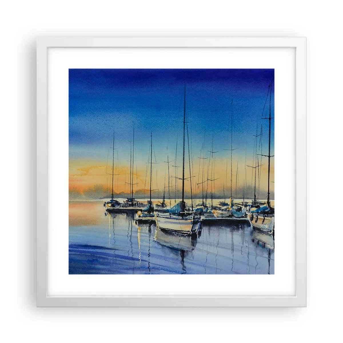 Poszter fekete keretben - Egy szép nap vége - 40x40 cm