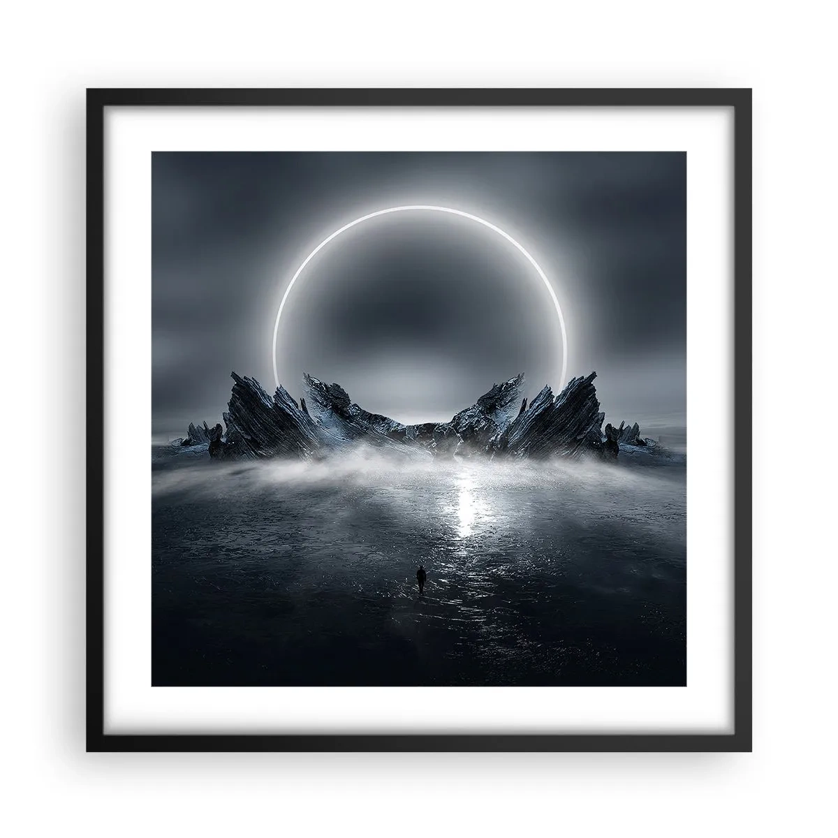 Poszter fehér keretben - Egy történet fináléja - 50x50 cm