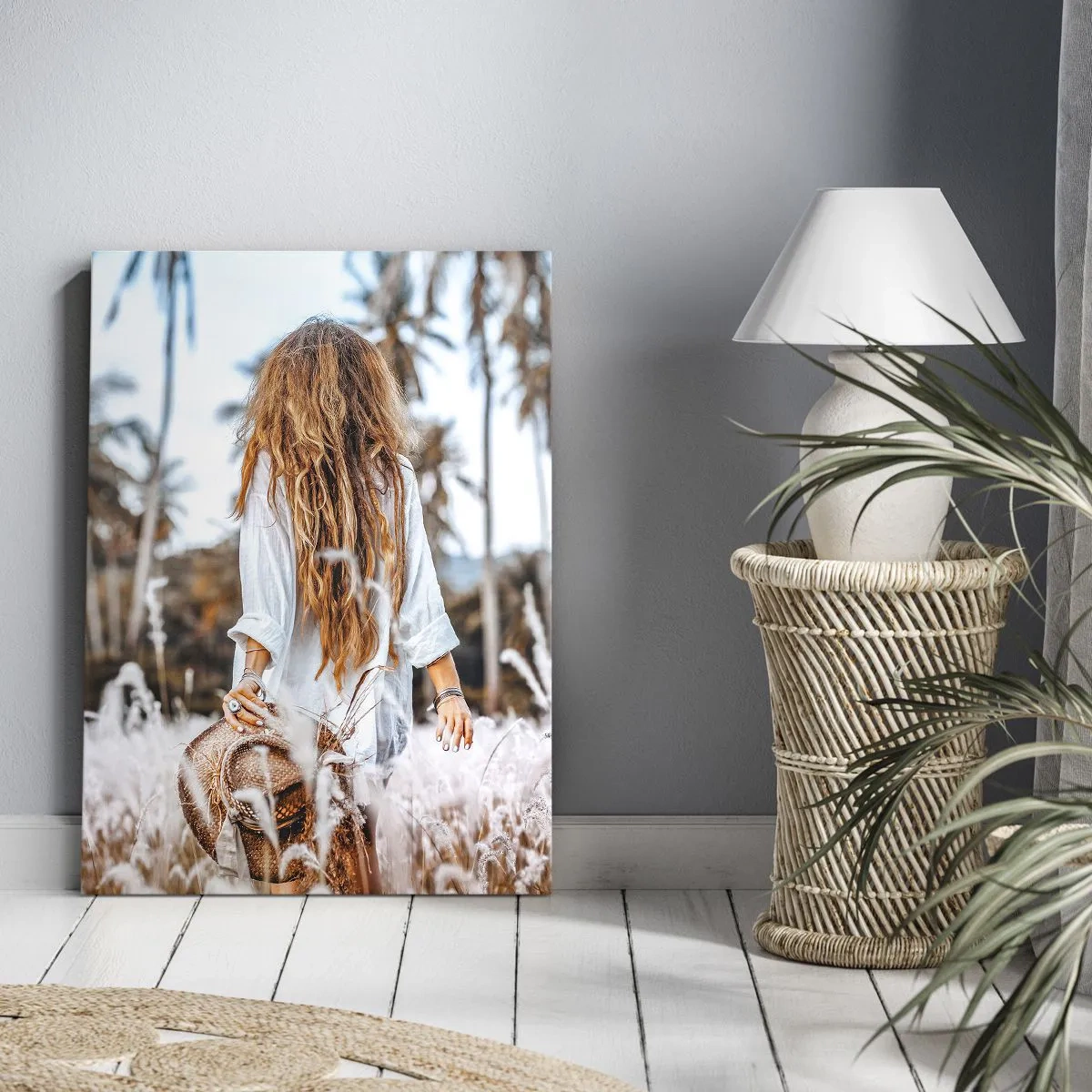 Vászonkép - Fűbolyhból született - 70x100 cm