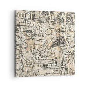 Vászonkép - Dekódolásra vár - 70x70 cm