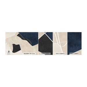 Fotótapéta Minta Standard Eco - Absztrakt kompozíció - az árnyalatok kontrasztja - Modern, Absztrakció, Darab - 100x30 cm