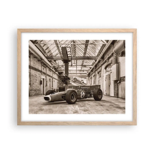 Poszter világos tölgy keretben - A győztes pihenője - 50x40 cm