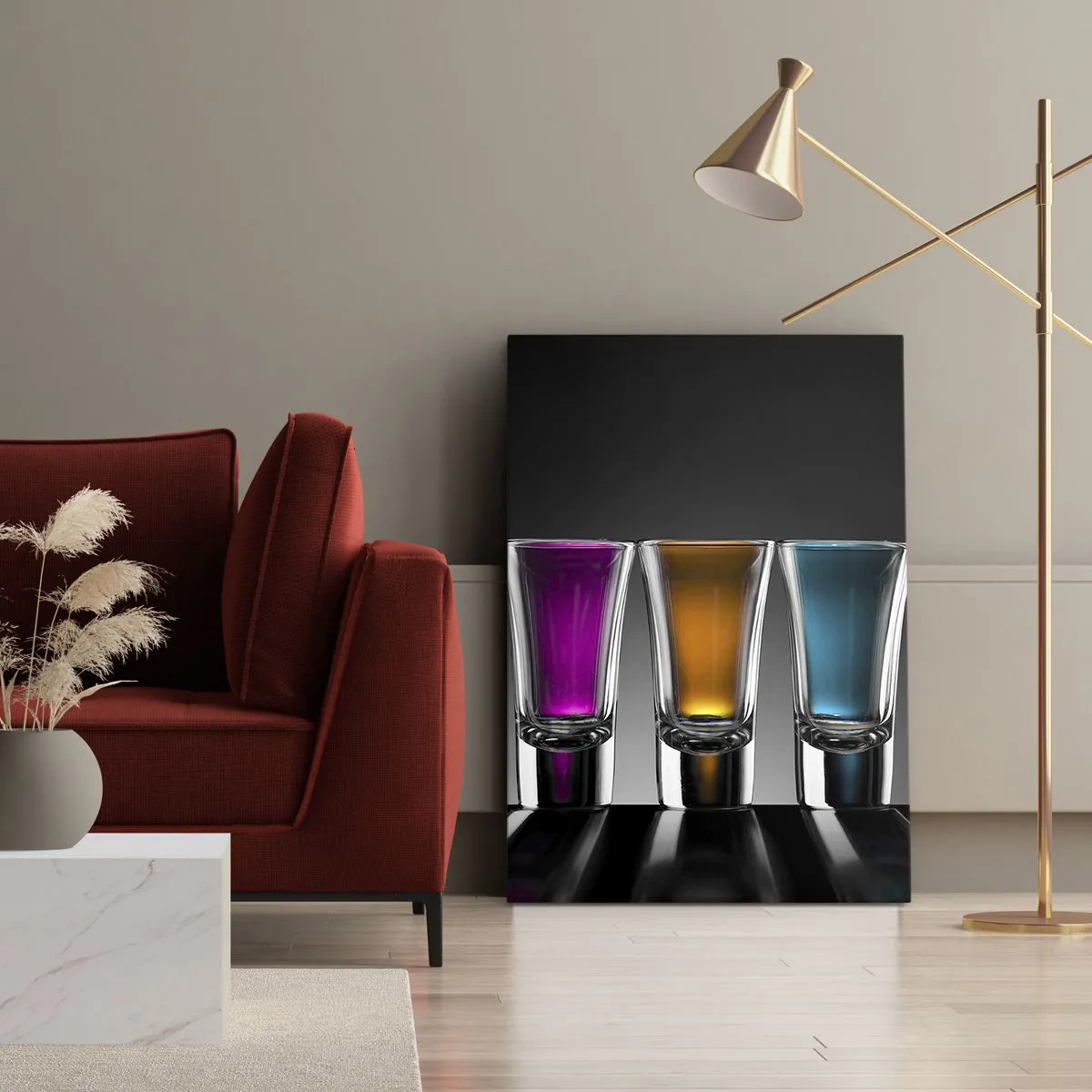 Vászonkép - Az öröm színei - 55x100 cm