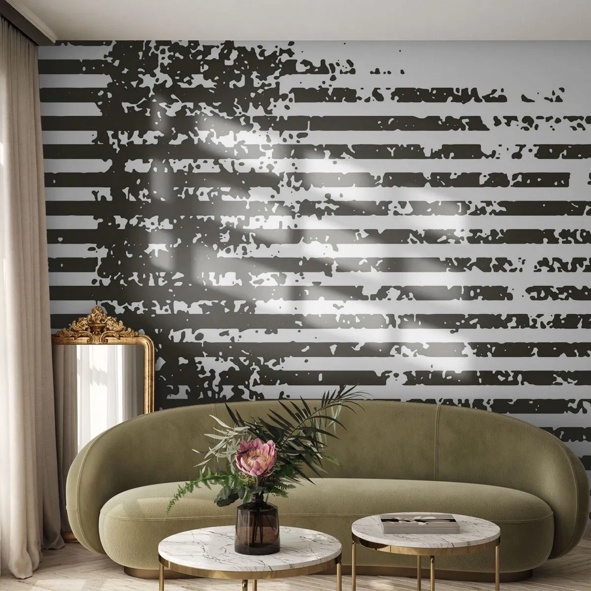 Öntapadós Fotótapéta Deluxe Sticker - Ritmus és zaj - Absztrakció, Darab, Grafika - 500x350 cm