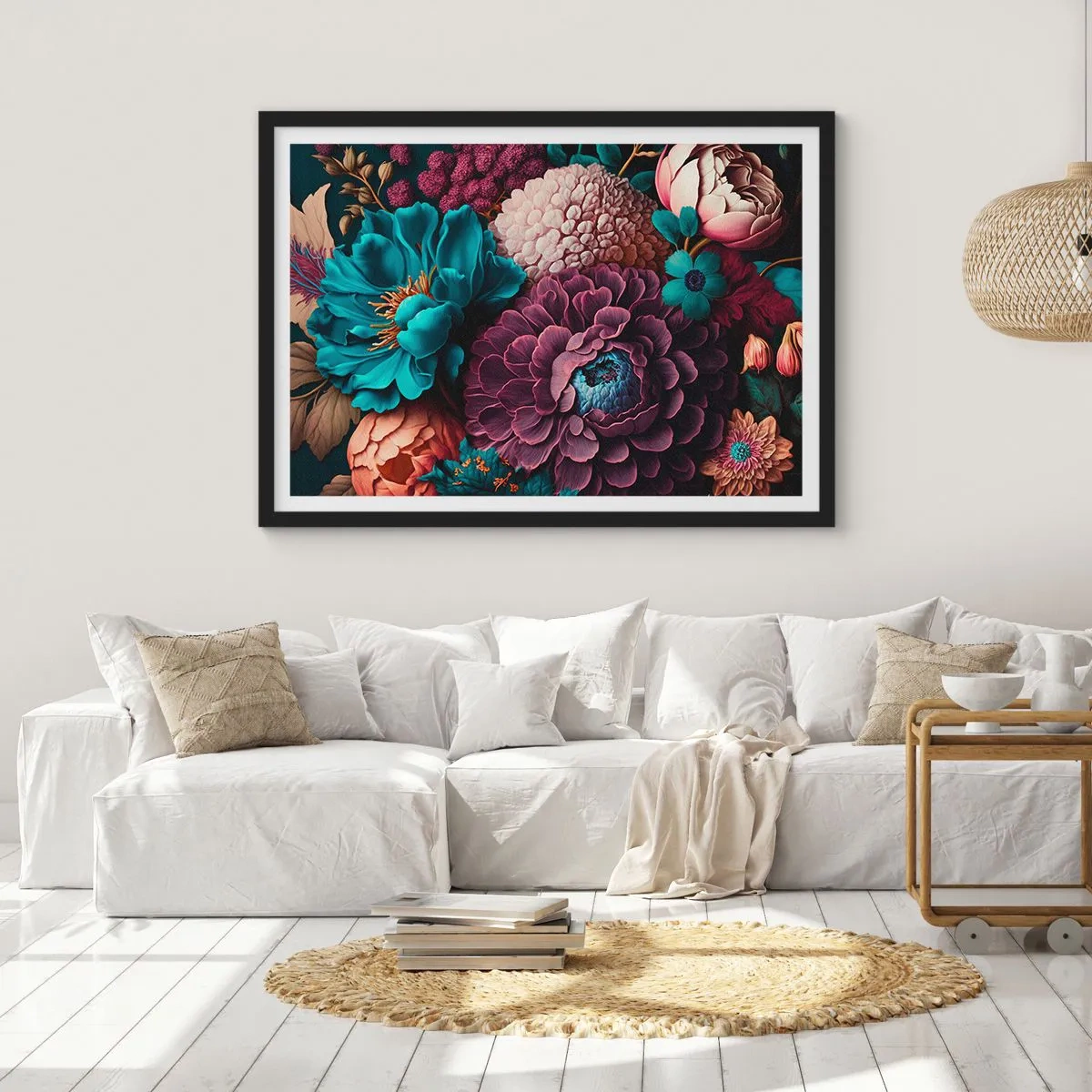 Poszter fehér keretben - A természet bőségében - 70x50 cm