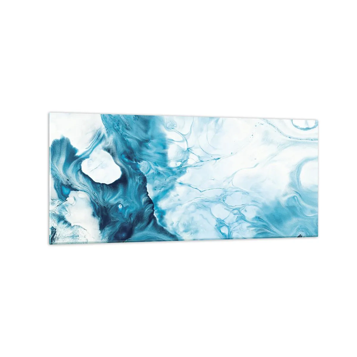 Üveg kép - Kékség koncertje - 120x50 cm