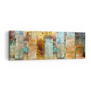 Vászonkép - Napfényes metropolisz - 90x30 cm