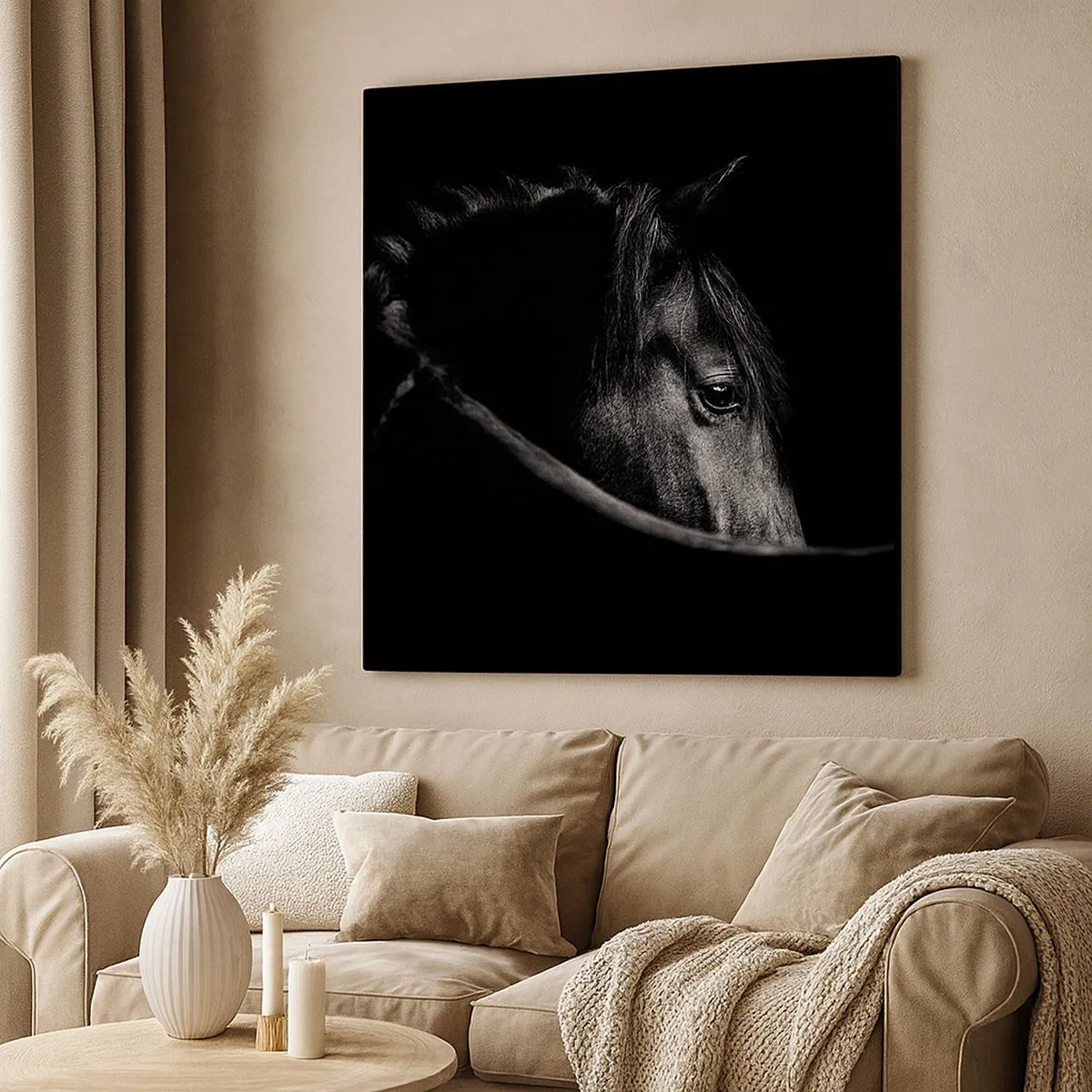 Vászonkép - Fekete herceg - 30x30 cm