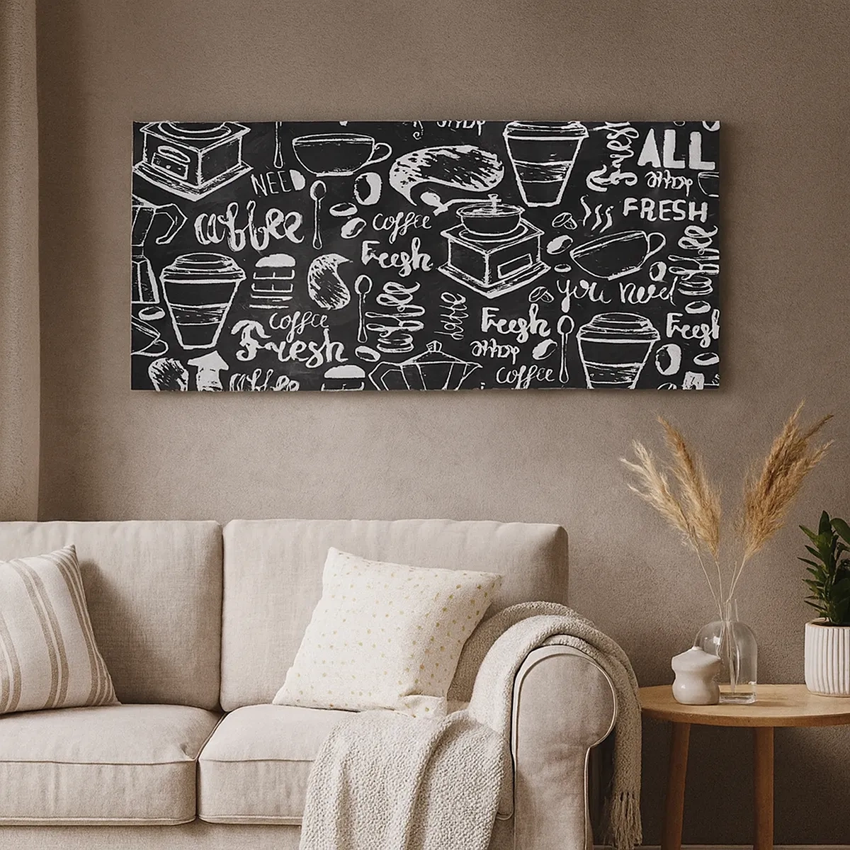 Vászonkép - All you need is… - 30x30 cm