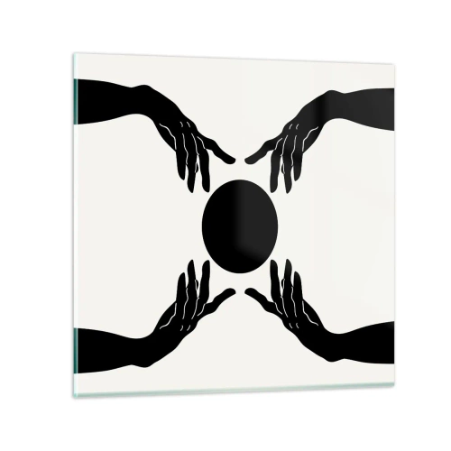 Üveg kép - Egy titkos jel - 30x30 cm