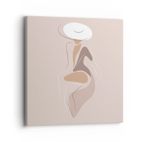Vászonkép - Egy hölgynek lenni - 30x30 cm