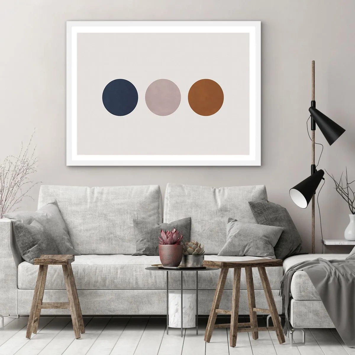 Poszter fekete keretben - A tökéletesség szimbóluma - 91x61 cm