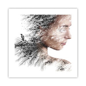 Poszter - Az erdő szelleme - 40x40 cm