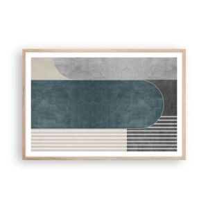 Poszter világos tölgy keretben - Vízszintes kompozíció - 91x61 cm