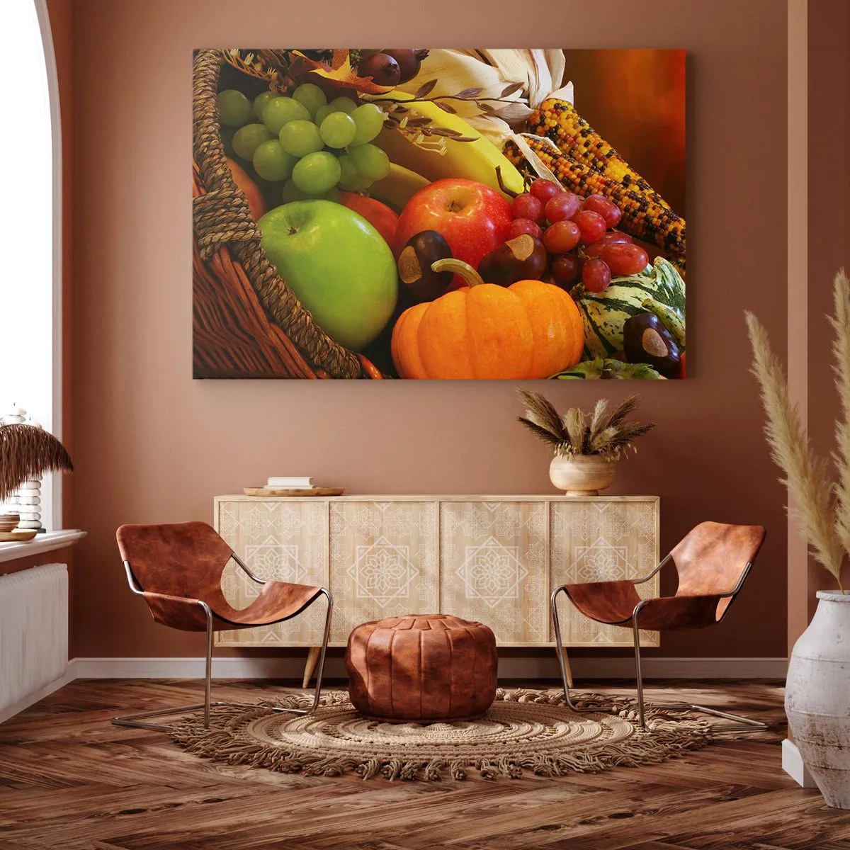 Vászonkép - Bőség kosara - 70x50 cm