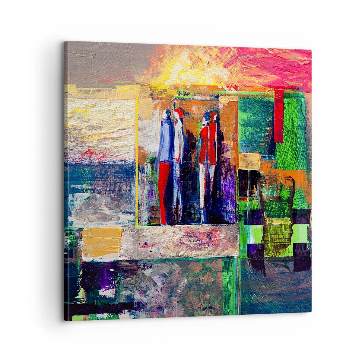 Vászonkép - Kapcsolatok és érzelmek - 60x60 cm