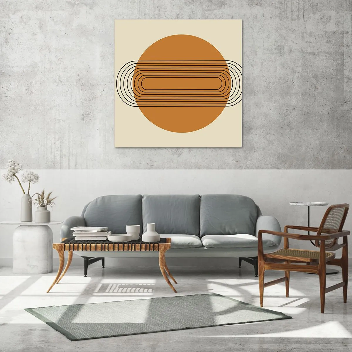 Üveg kép - Tökéletes terv - 60x60 cm