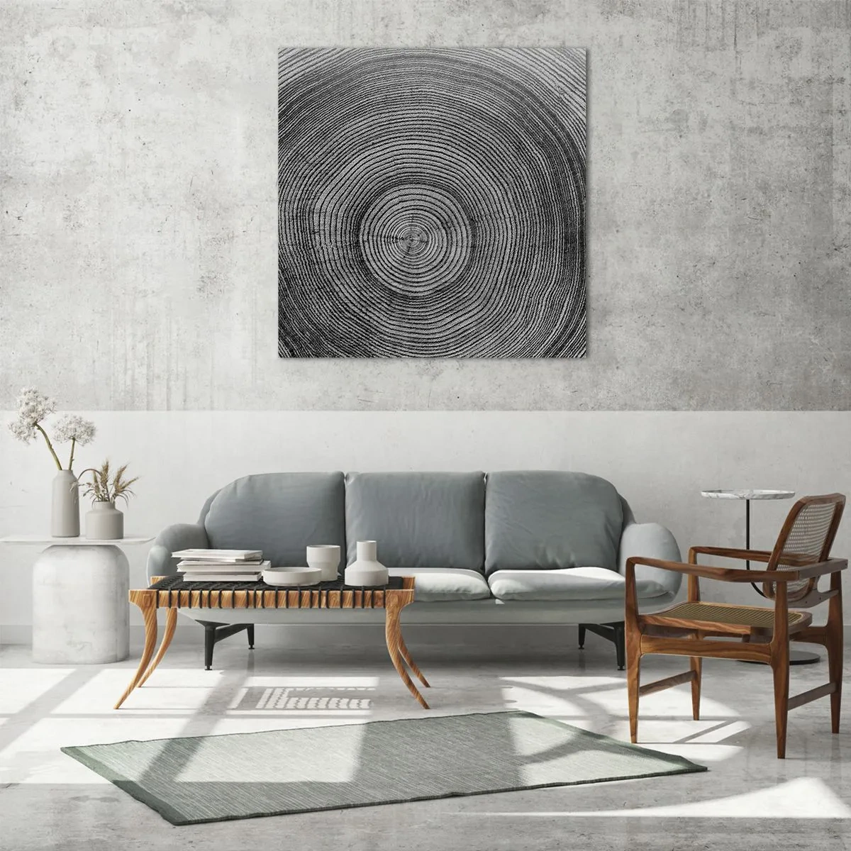 Üveg kép - Az idők jele - 50x50 cm