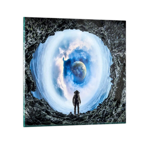 Üveg kép - Nincs messze otthontól - 70x70 cm