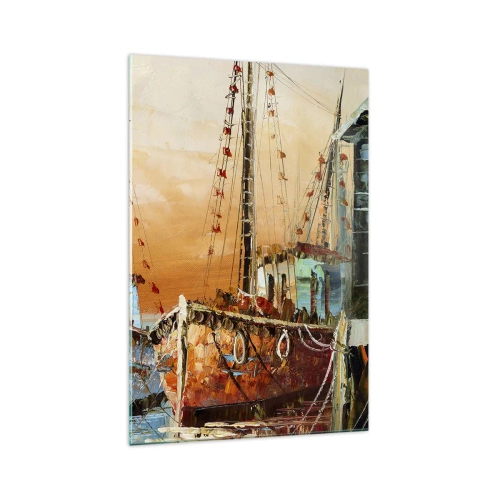 Üveg kép - Nyugodt visszatérés - 70x100 cm
